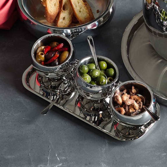 DoubleWall Insulated Condiment Trays Williams Sonoma