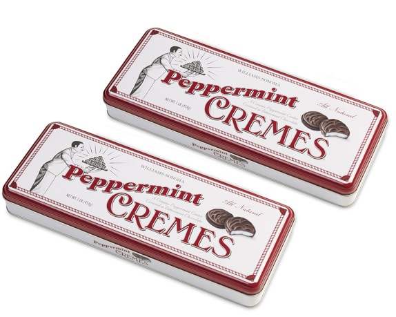 Williams Sonoma Peppermint Cremes, Set of 2
