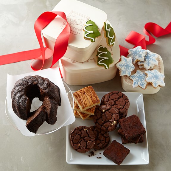 Holiday Cookie & Brownie Gift Tower, Immediate Delivery