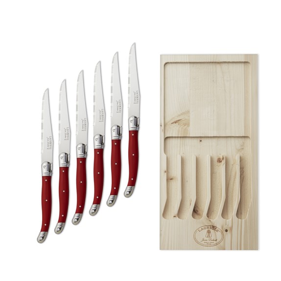 Laguiole Jean Dubost Steak Knife Set, Set of 6 Williams Sonoma
