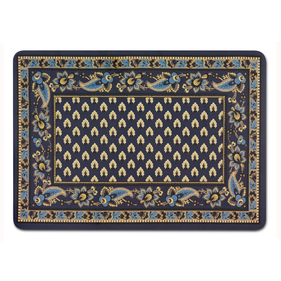 Marseille Cushioned Kitchen Mats, Navy Williams Sonoma