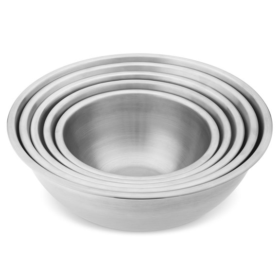 StainlessSteel Nesting Mixing Bowls, Set of 5 Williams Sonoma