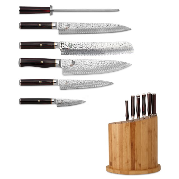 Shun Hiro 7-Piece Knife Block Set