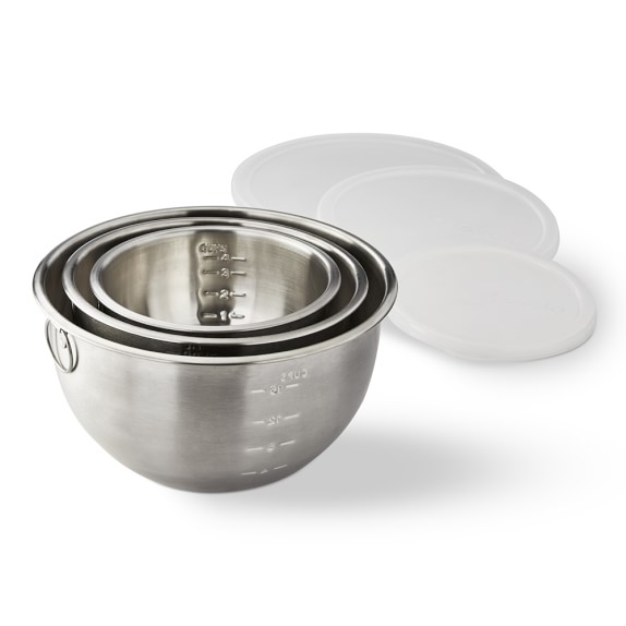 tovolo stainless steel mixing bowls with lids set of 3 tovolo stainless steel mixing bowls with lids set of 3
