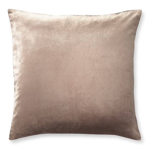 Velvet Pillow Cover, Blush Williams Sonoma