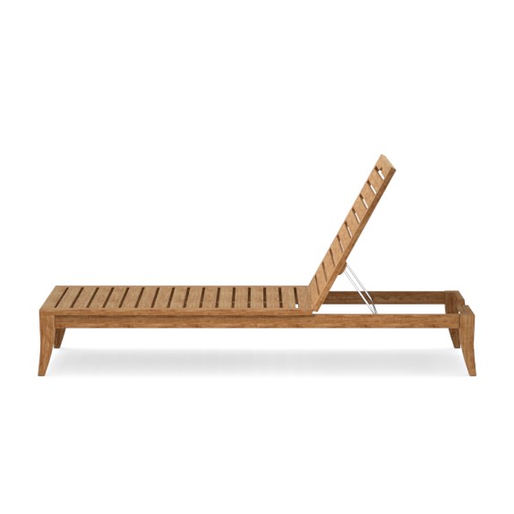 Garden Teak Chaise Williams Sonoma