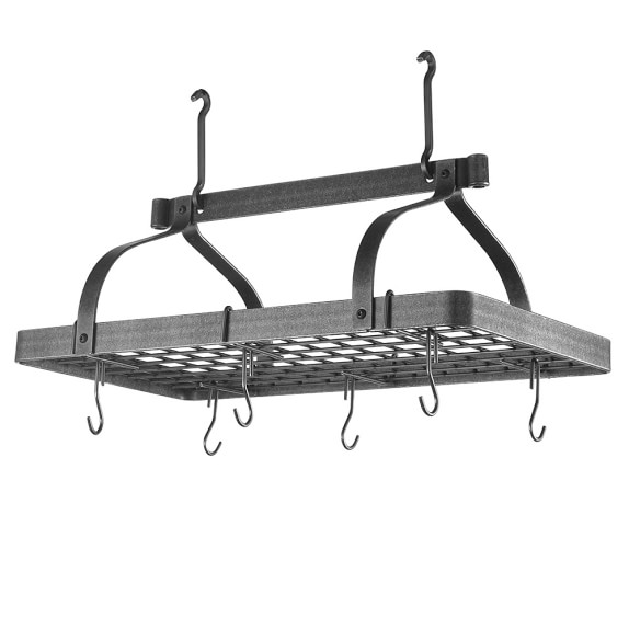 Enclume Grande Cuisine Rectangular Ceiling Pot Rack Williams Sonoma