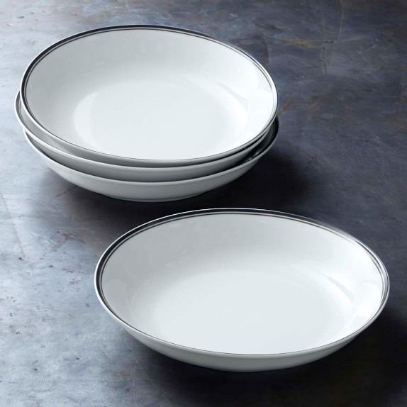 Williams Sonoma Open Kitchen Bistro Pasta Bowls, Set of 4, Black