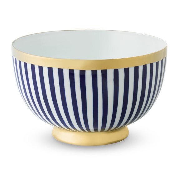 Nautical Bowl with Gold Trim Williams Sonoma