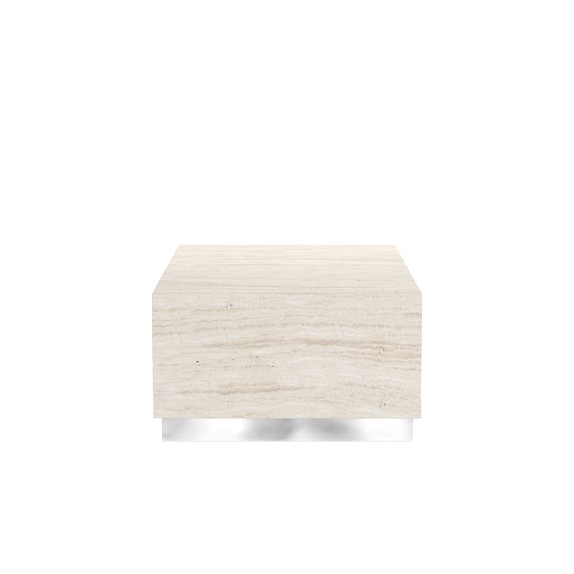 Travertine Rectangular Coffee Table Williams Sonoma