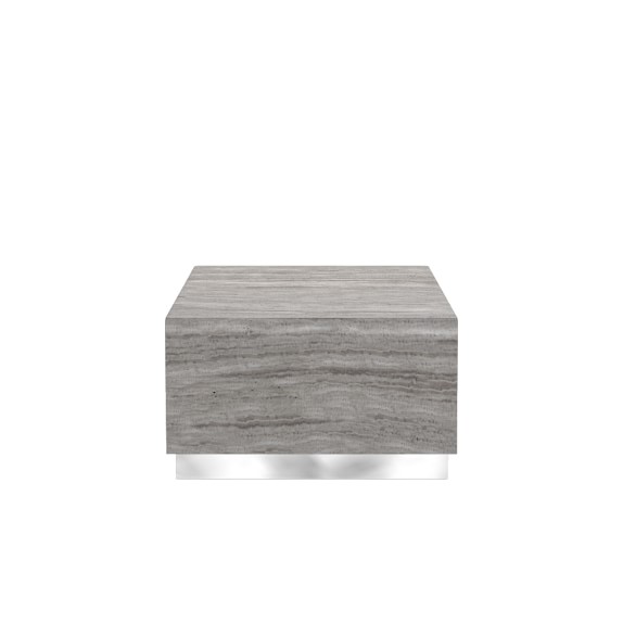 Travertine Rectangular Coffee Table Williams Sonoma