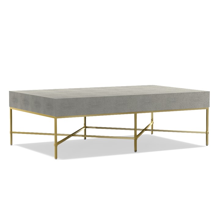 faux shagreen coffee table | williams sonoma faux shagreen coffee table | williams sonoma