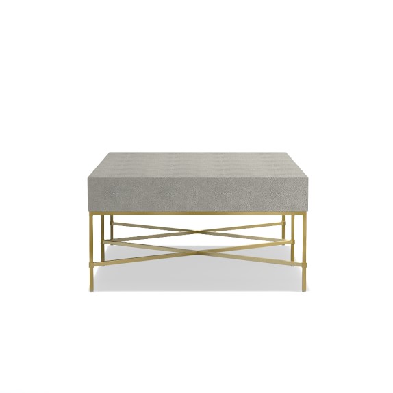 faux shagreen coffee table | williams sonoma faux shagreen coffee table | williams sonoma