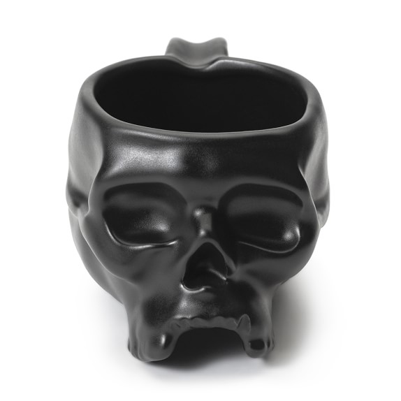Halloween Skull Mugs, Set of 4