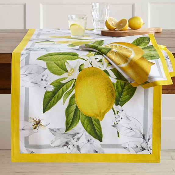 Meyer Lemon Table Runner Williams Sonoma