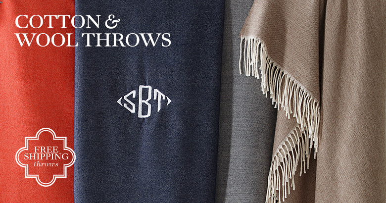 Cotton, Wool, & Other Throws