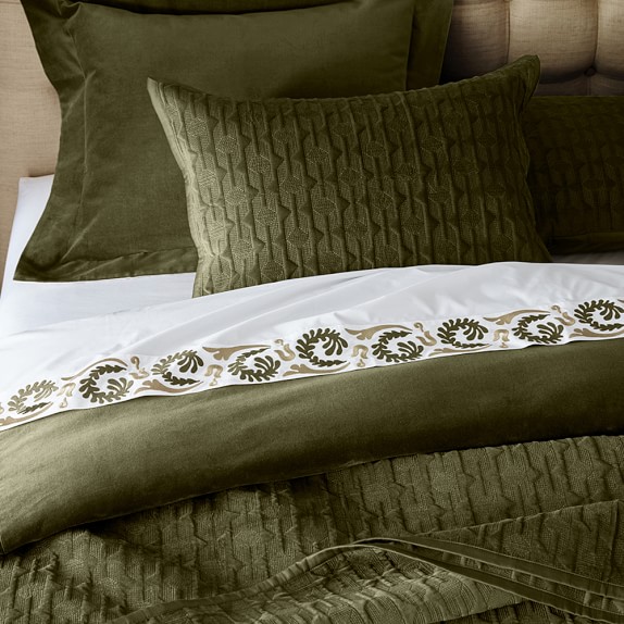 Classic Velvet Bedding Williams Sonoma