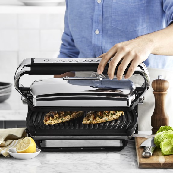 AllClad Electric Indoor Grill with AutoSense™ Williams Sonoma