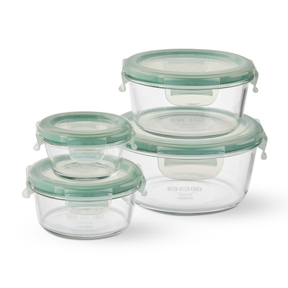 OXO 16Piece Smart Seal Glass Container Set Williams Sonoma