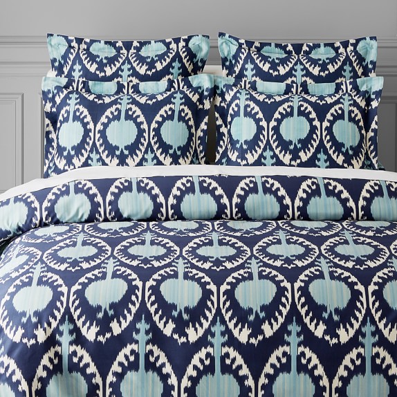Printed Marrakesh Ikat Bedding Williams Sonoma