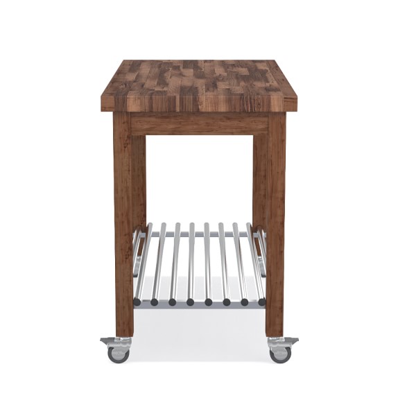 Boos Island with Tube Shelf, Walnut Williams Sonoma