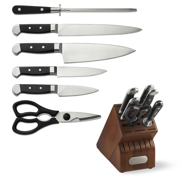 All-Clad Precision 7-Piece Block Knife Set | Williams Sonoma