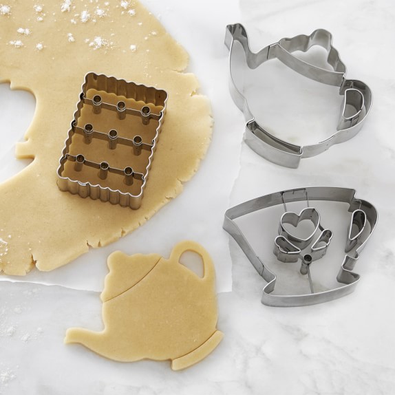 Williams Sonoma Tea Time Impression Cookie Cutter Set Williams Sonoma
