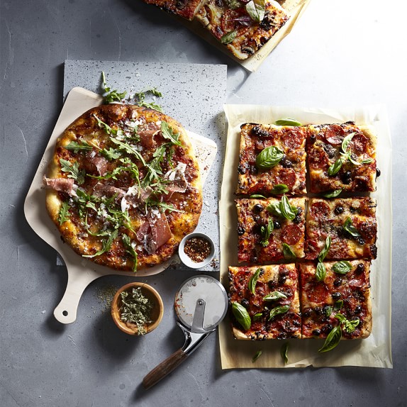 Italian Lava Pizza Stone Set Williams Sonoma