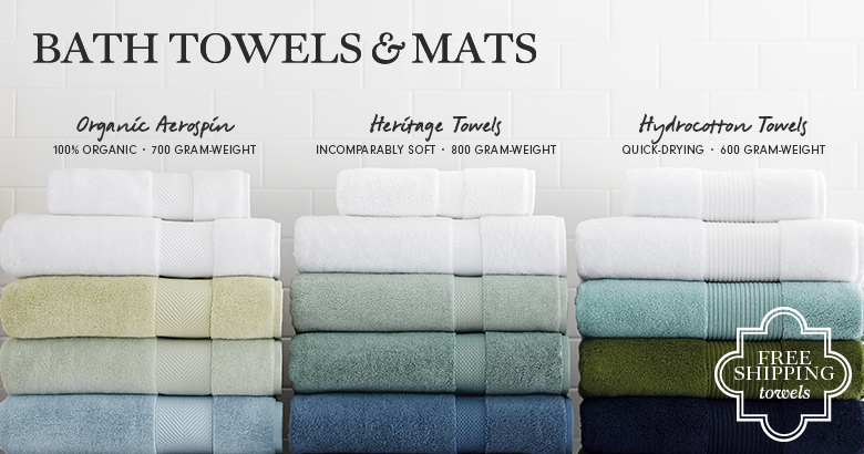 Bath Towels & Mats