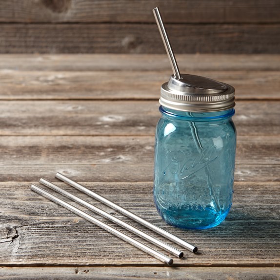 Stainless-Steel Straws, Set of 4