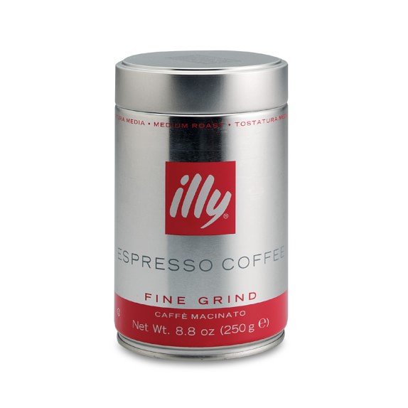 Illy Espresso, Medium Roast, Finely Ground Coffee