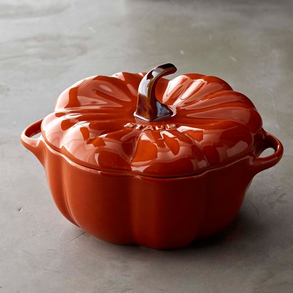Staub Ceramic Pumpkin Cocotte Williams Sonoma