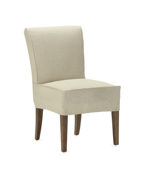 Fitzgerald Slipcovered Side Chair, Linen