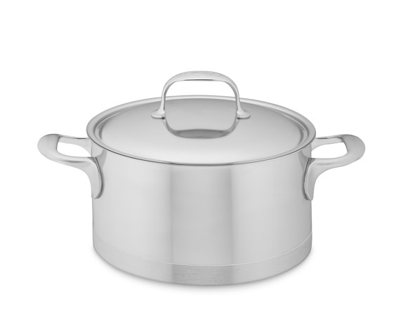 Demeyere Atlantis Stainless-Steel Sauce Pot, 4-Qt.