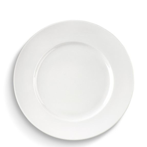 Brasserie All-White Porcelain Dinner Plates , Set of 4