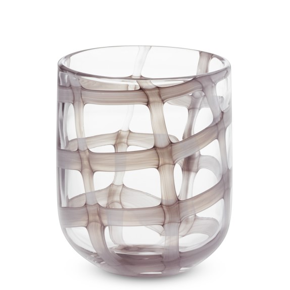 Ribbon Glass Vase Williams Sonoma
