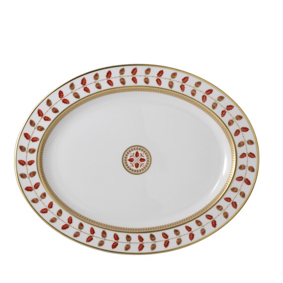 Bernardaud Constance Red Oval Platter