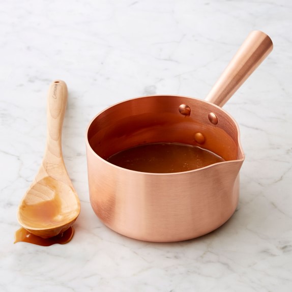 Mauviel Copper Sugar Pot, 1 1/4-Qt.