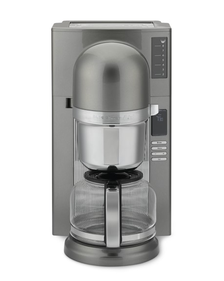 kitchenaid kcm0802ms pour over coffee brewer medallion silver