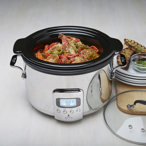 AllClad Slow Cooker with Ceramic Insert, 4 Qt. Williams Sonoma