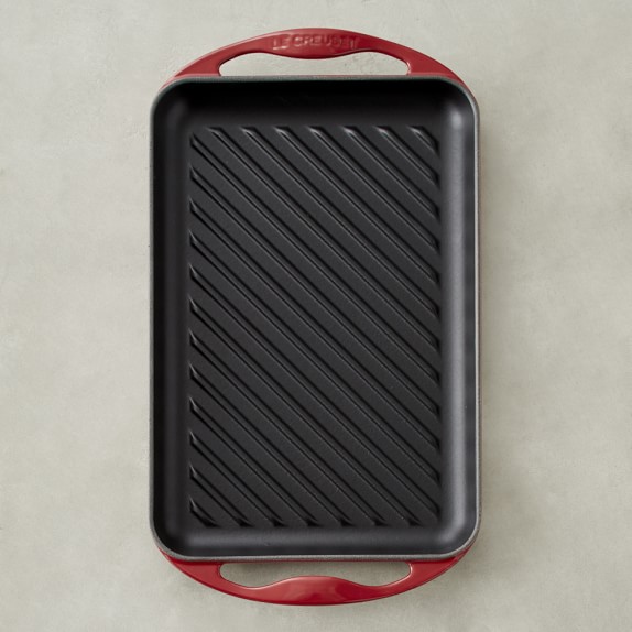 Le Creuset CastIron Rectangular Skinny Grill Williams Sonoma