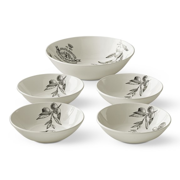 Italian Olive Grove Pasta Bowl & Serve Set Williams Sonoma