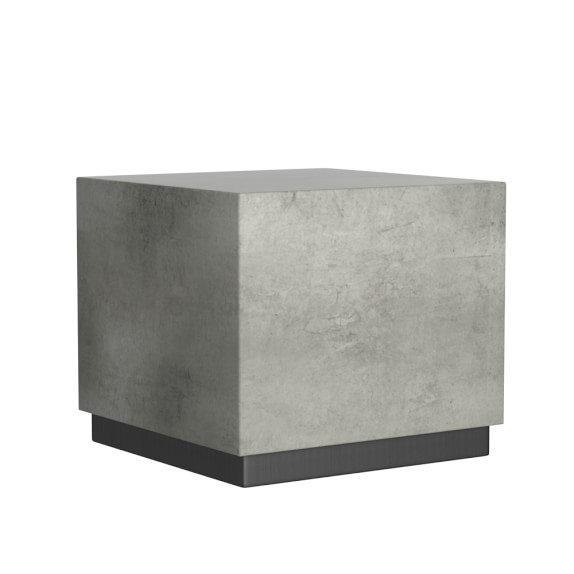 Concrete Outdoor Side Table Williams Sonoma