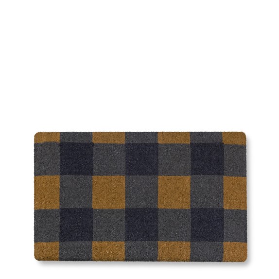 Buffalo Plaid Doormat Williams Sonoma