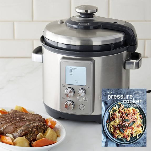Breville Fast Slow Pro Pressure Cooker with Williams Sonoma Test Kitchen Pressure Cooker ...