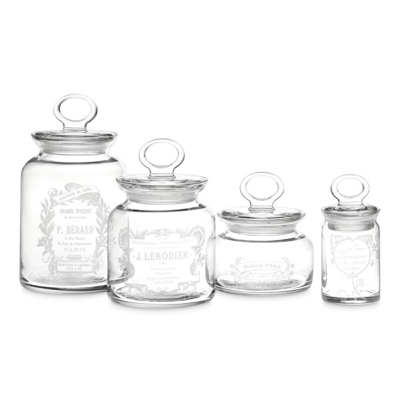 Decorative French Canisters, Set of 4 Williams Sonoma