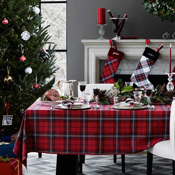Classic Tartan Plaid Tablecloth | Williams Sonoma
