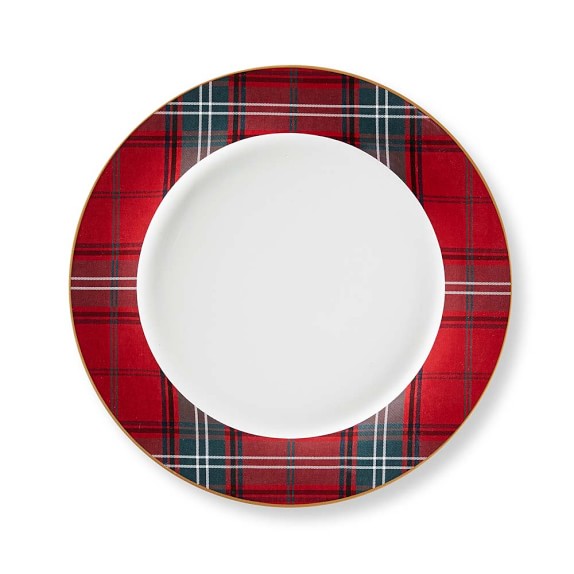 Tartan Dinner Plates, Set of 4 Williams Sonoma