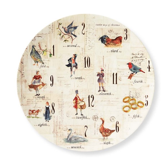 Williams Sonoma 12 Days Of Christmas Dinner Plates