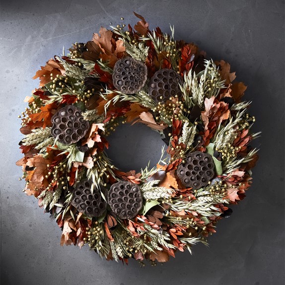 Autumn Harvest Wreath Williams Sonoma